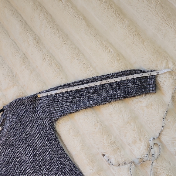 So Crew Neck Ribbed Sweater Grey size M - Picture 10 of 11